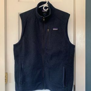 Patagonia Better Sweater Vest in Navy Blue, Men’s Large